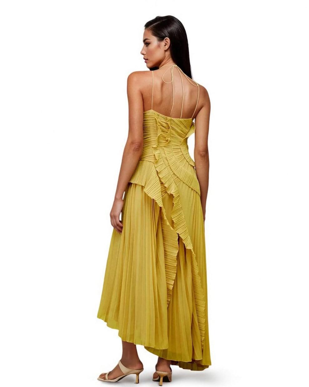 Ruffle Trim Dress