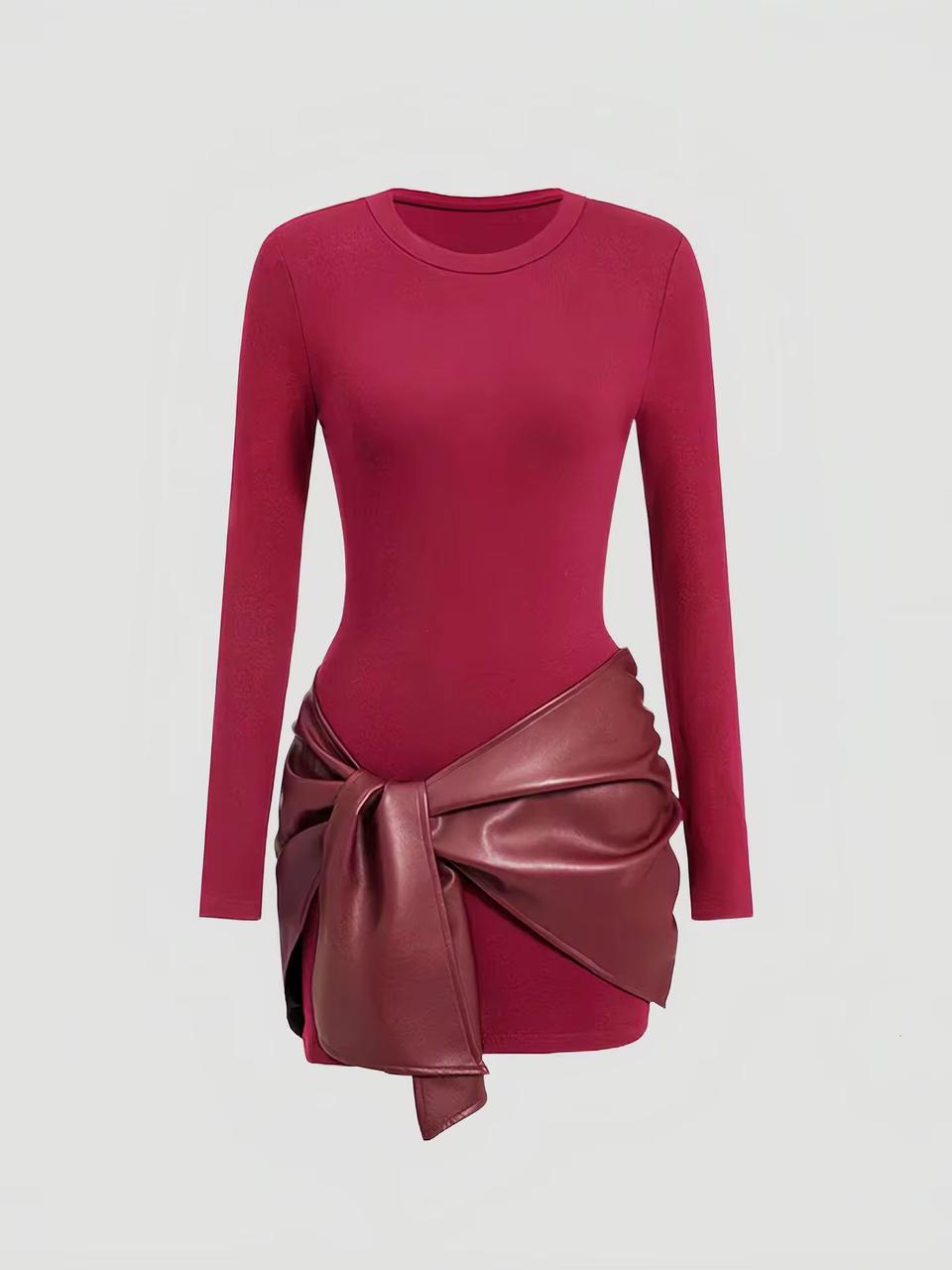 Tie-Side Bodycon Dress