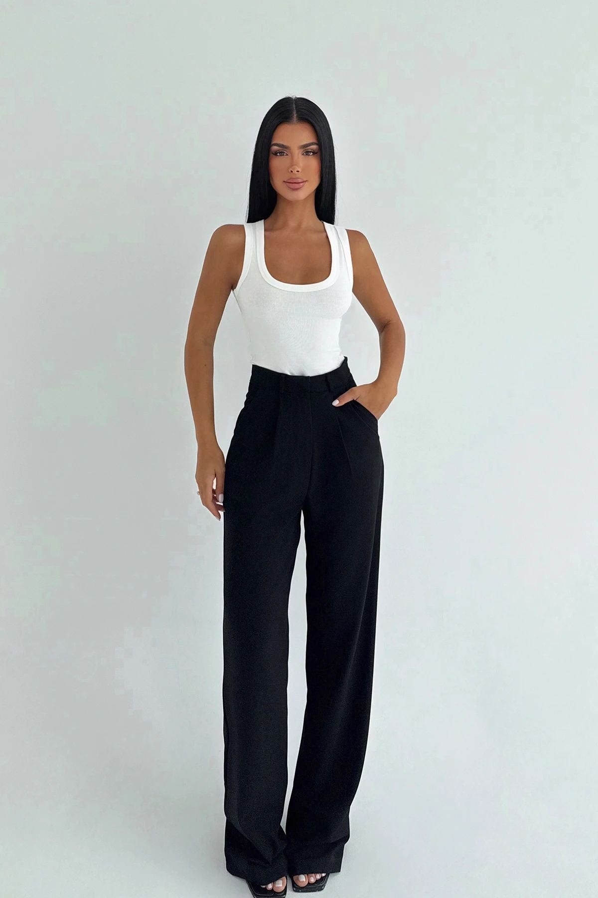 High Waist Trousers