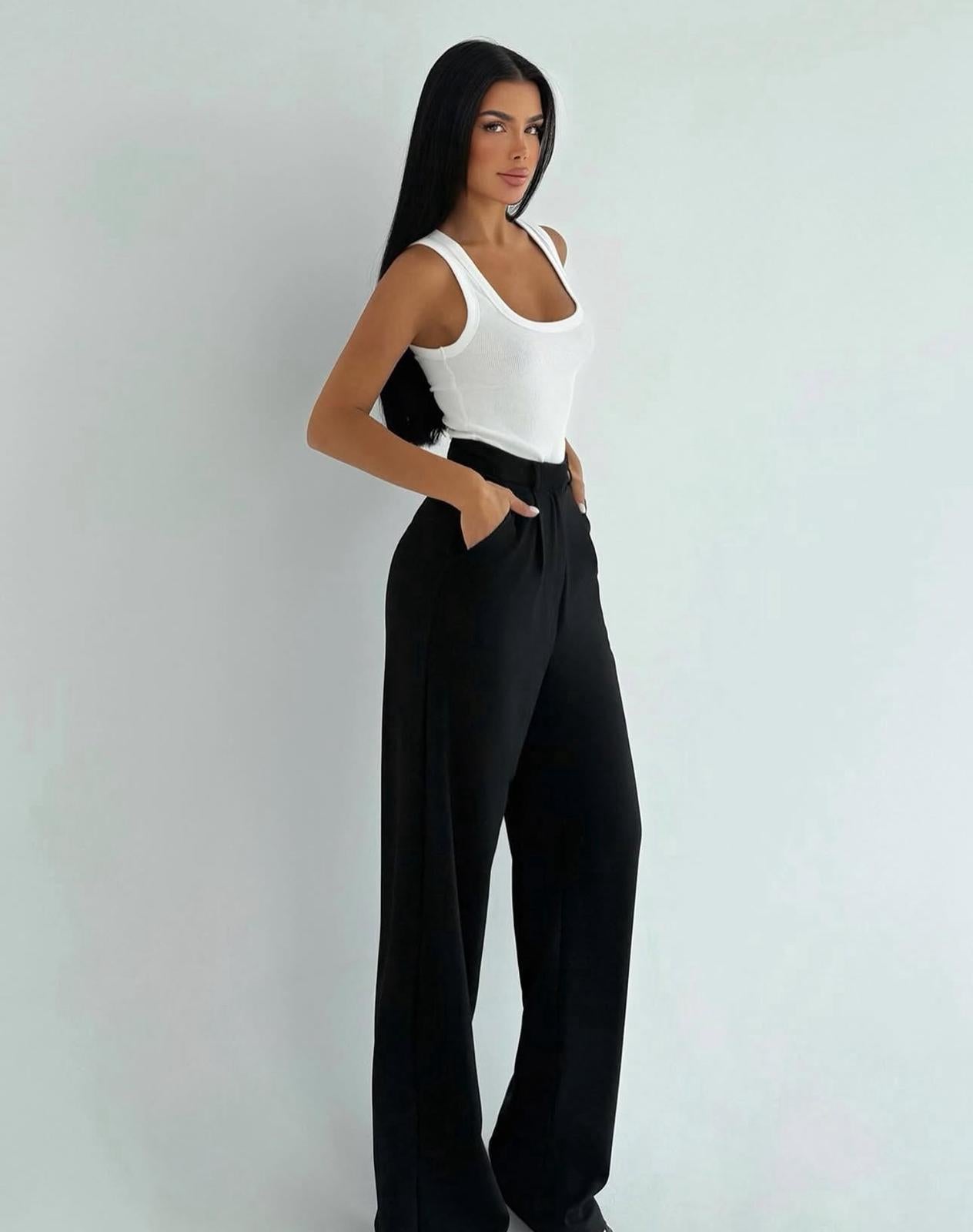 High Waist Trousers