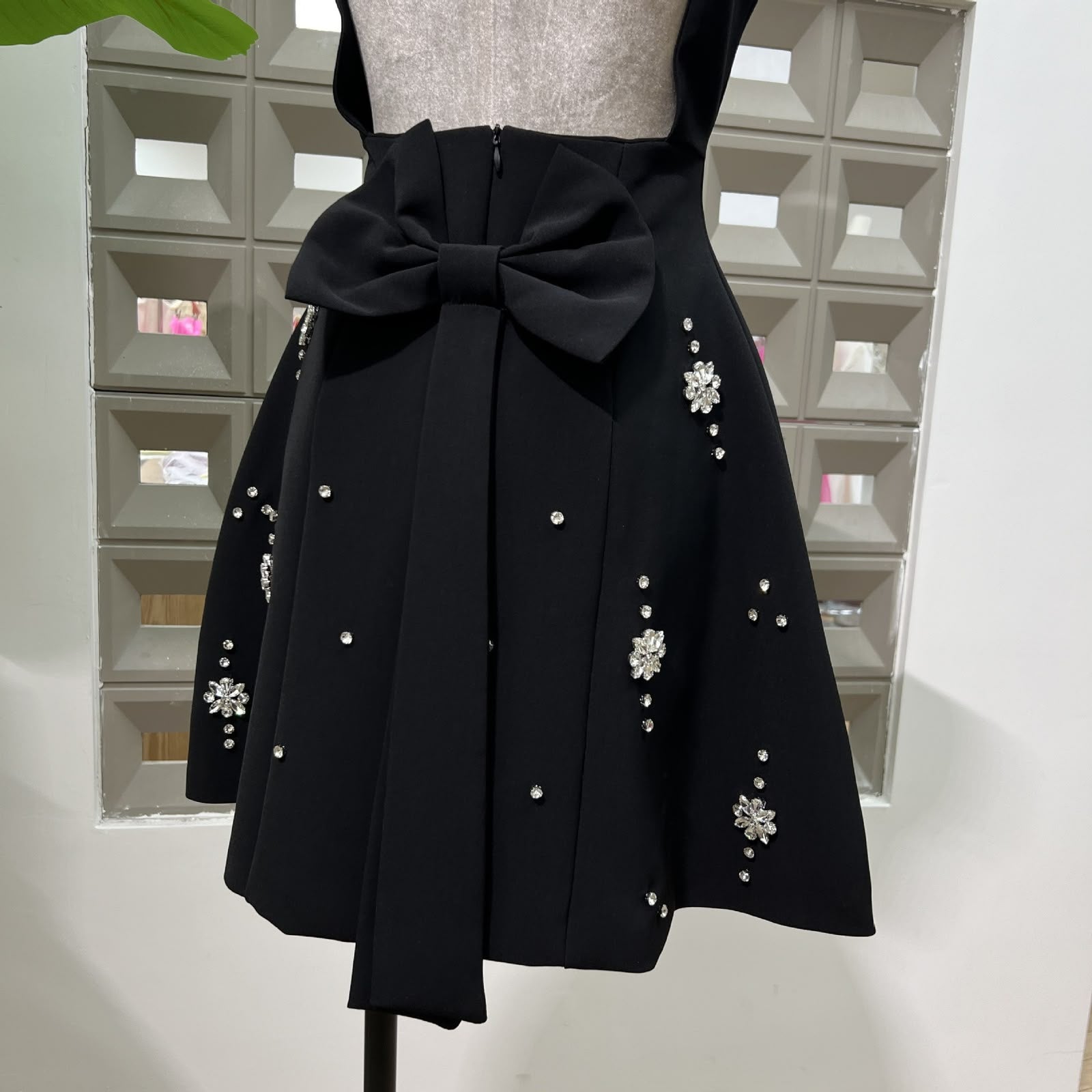 Aurelle Square Neck Mini Dress