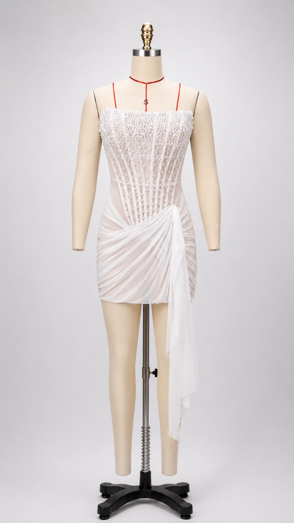 Roséline Pearl Mini Dress
