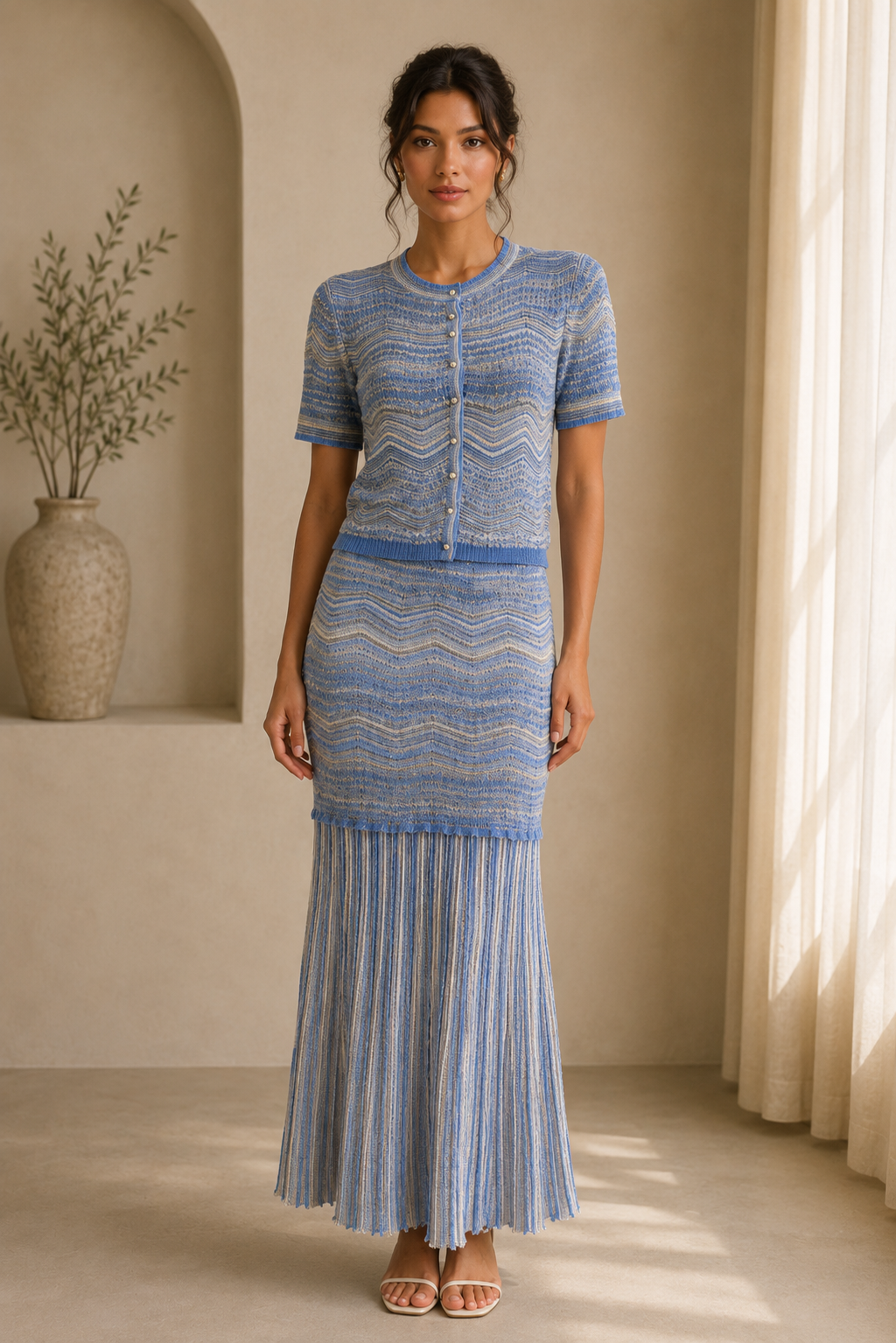 Celeste Knit Skirt Set