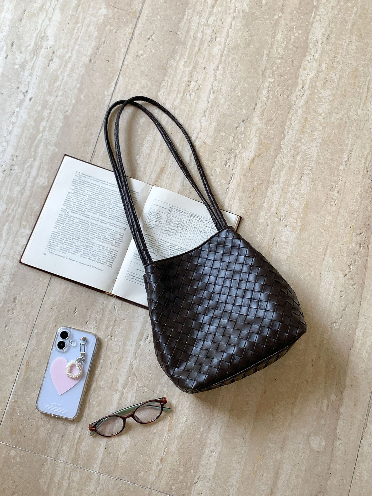 Artisan Woven Bucket Bag