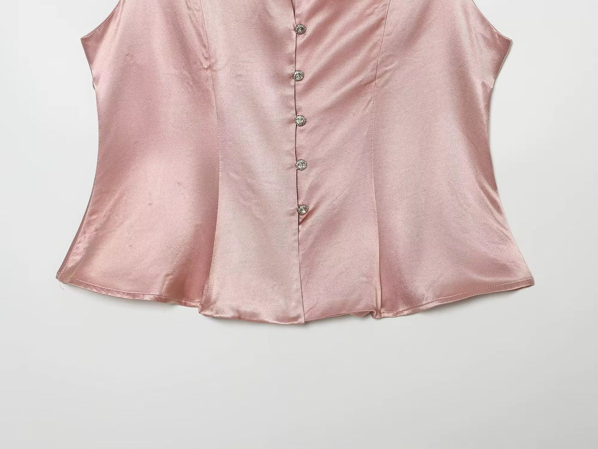 Aurelia V-Neck Pants Set