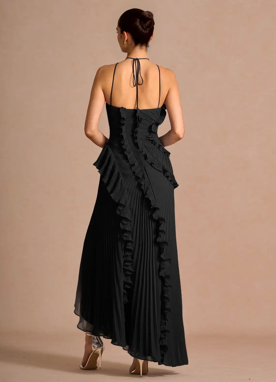 Ruffle Trim Dress