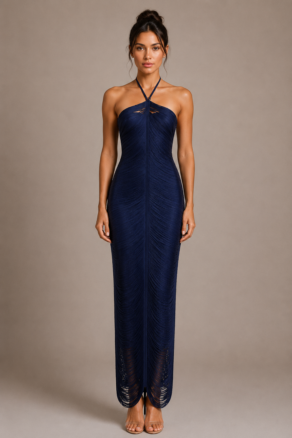 Velmira Tassel Maxi Dress