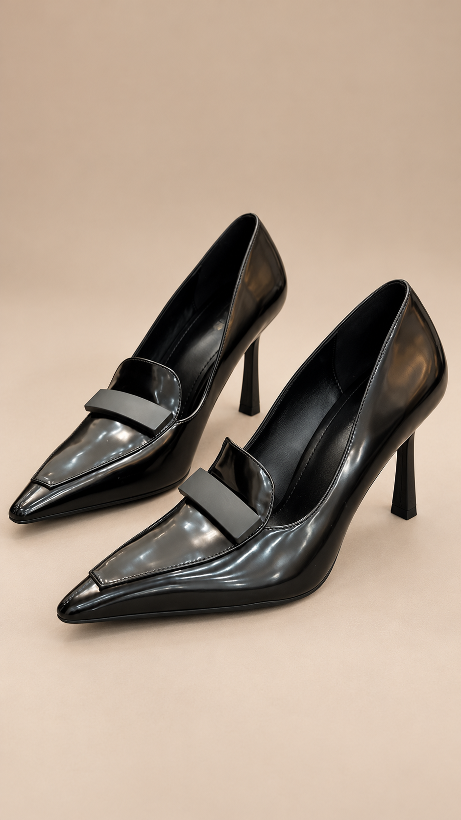Arabella Penny-Strap Pump — Black 7.5cm product only
