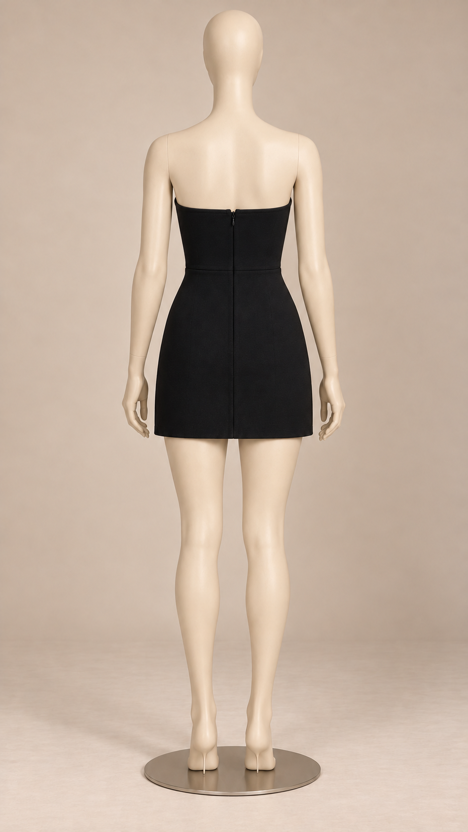 Marceline Jewel-Drop Mini — Black mannequin back
