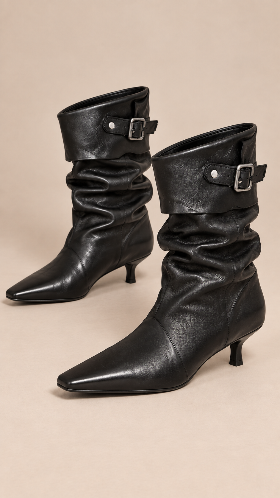 Delphine Slouch Boots — Black product only