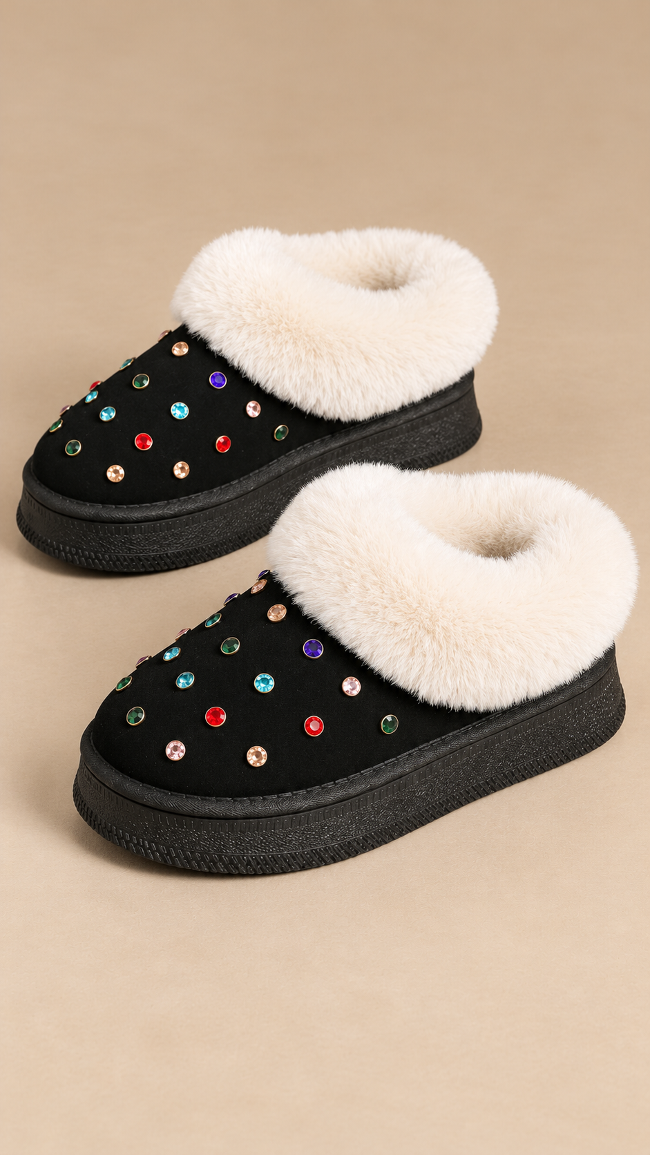 Winifred Studded Platform Boot — Black product only