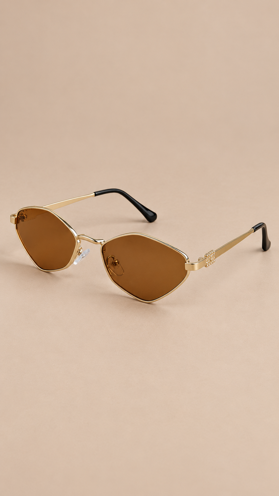 Perpetua Diamond Sunglasses — Brown product only