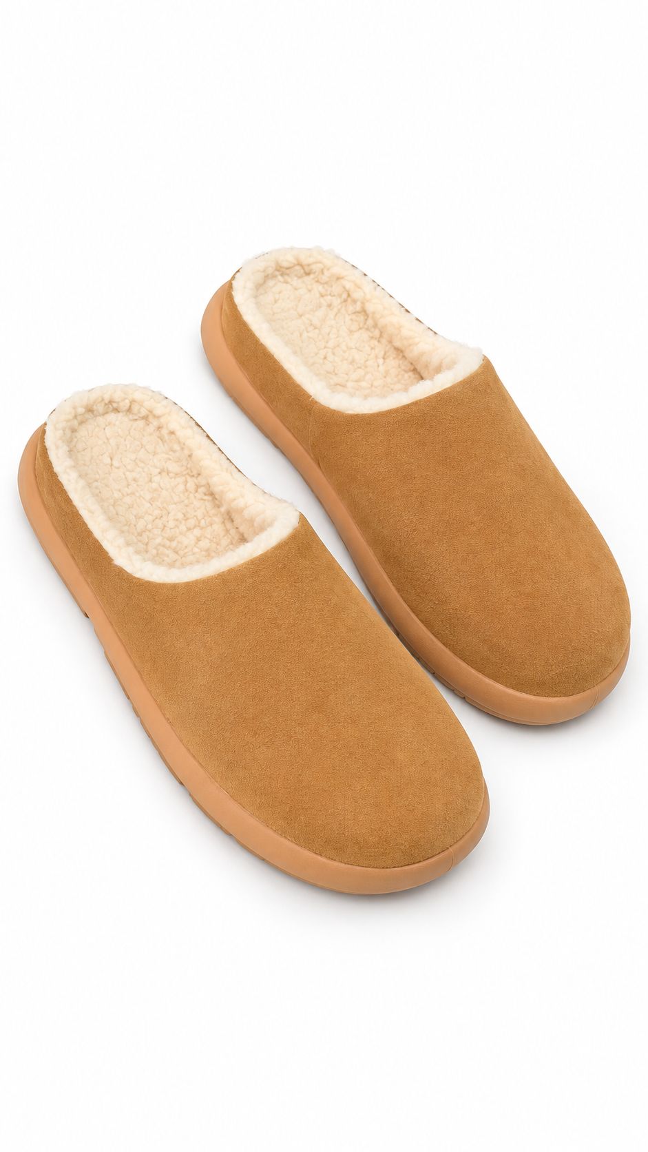 Leandra Plush-Lined Mule — Camel product only