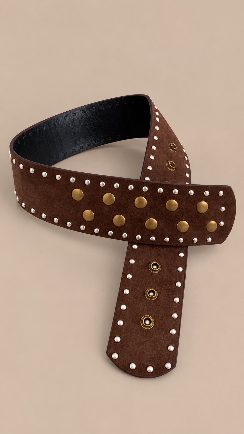 Rosaria Crossover Belt — Coffee product only