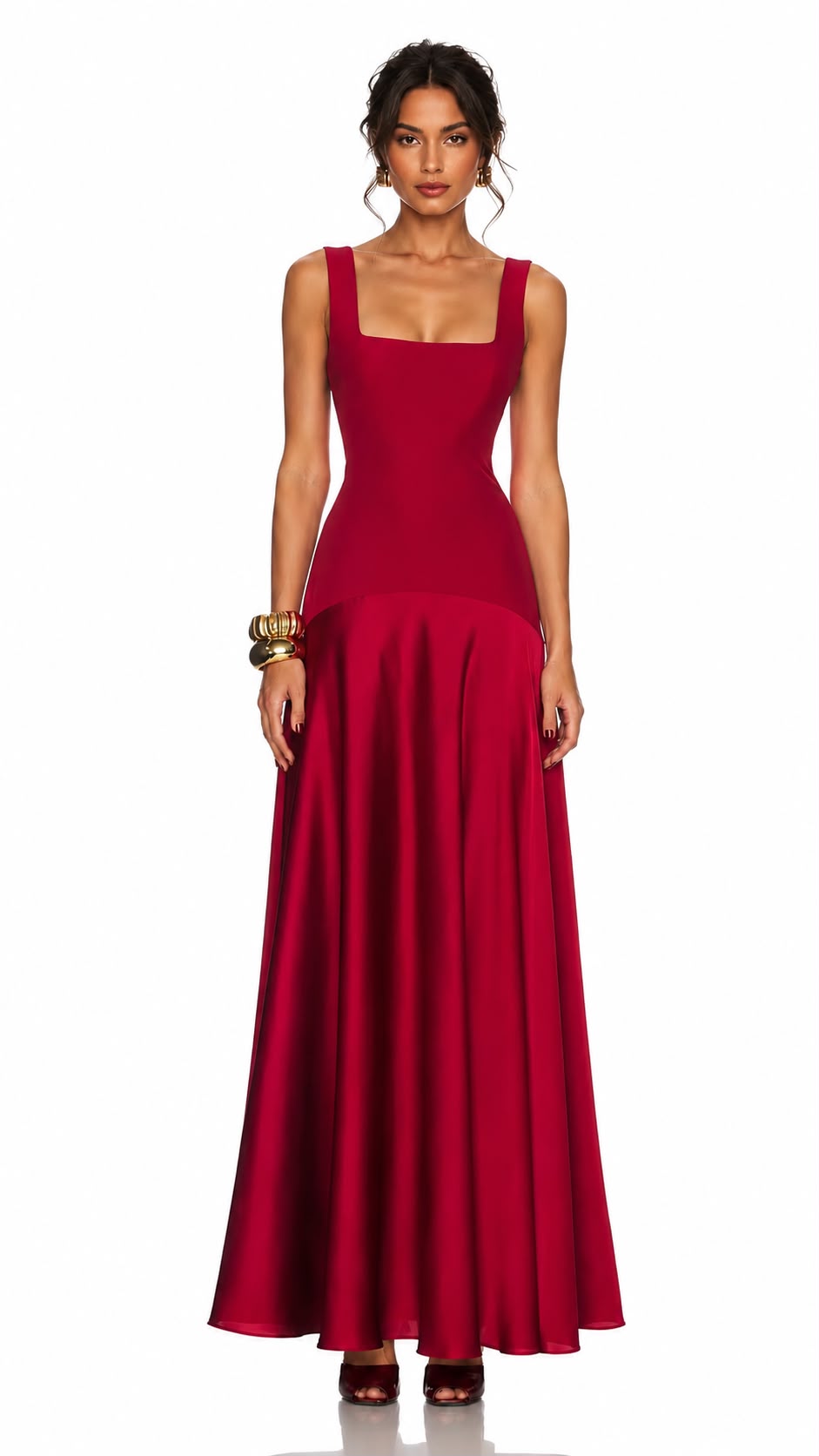 Elaris Backless A-Line Gown