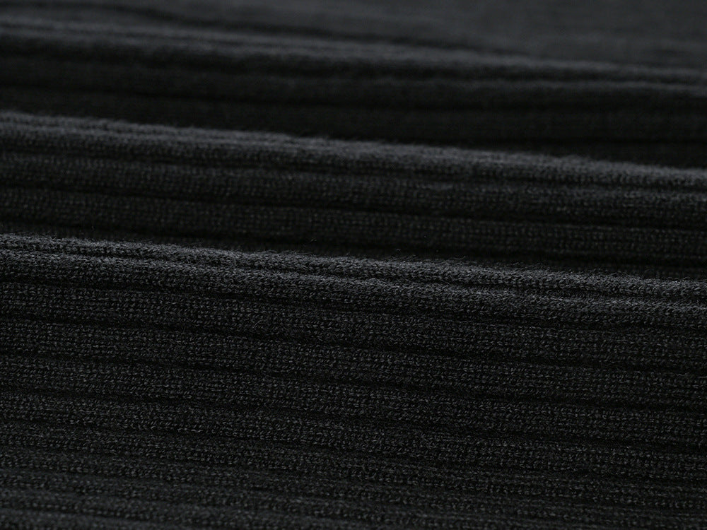 Elise Contrast Knit Maxi Dress