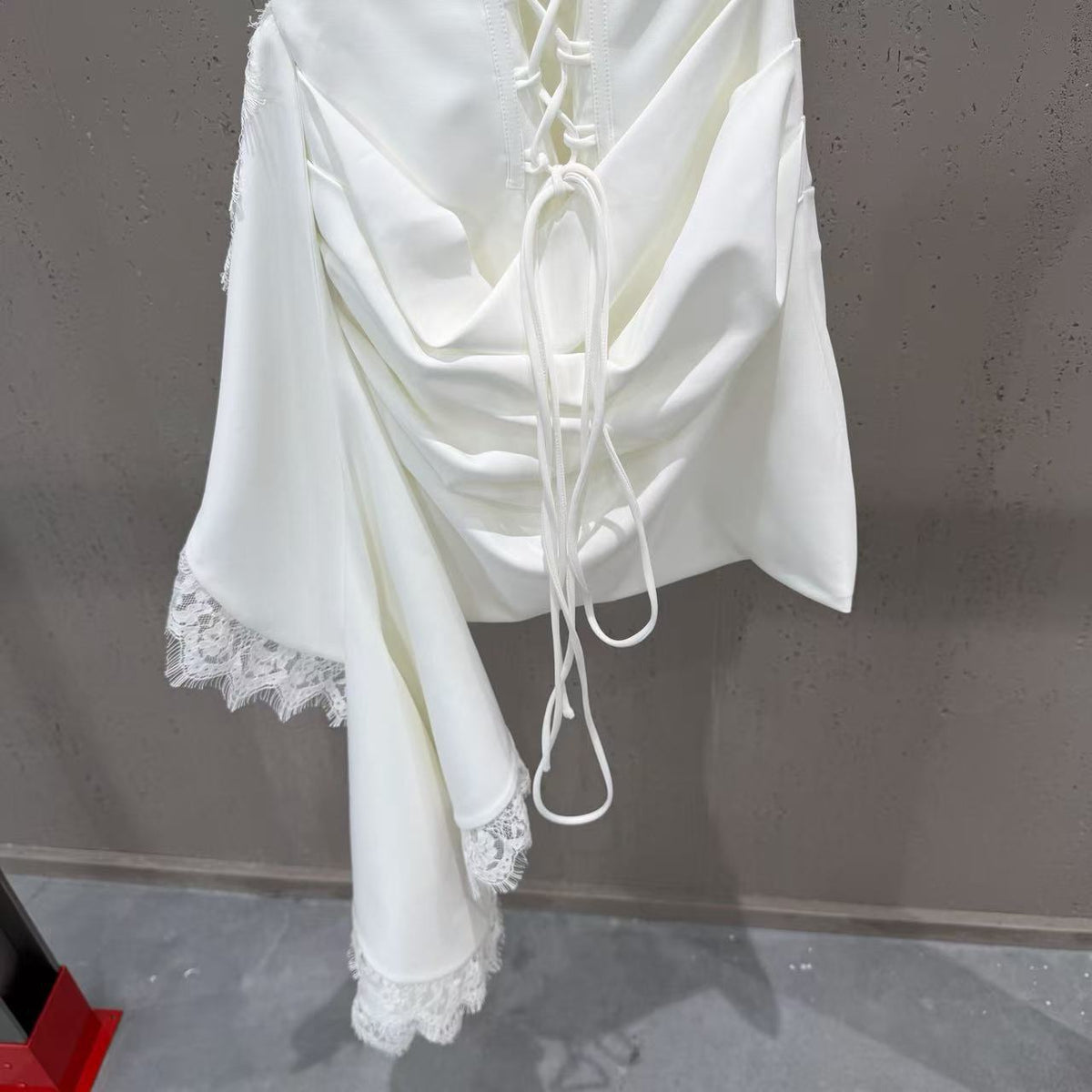Elodie Draped Sash Mini Dress