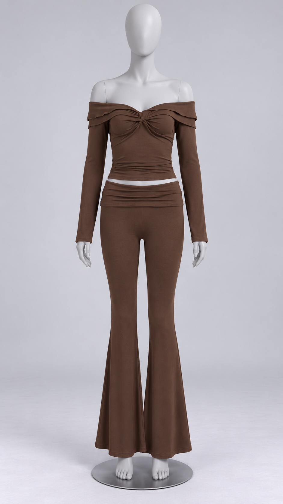 Brunella Fold-Waist Set — Gallery mannequin front