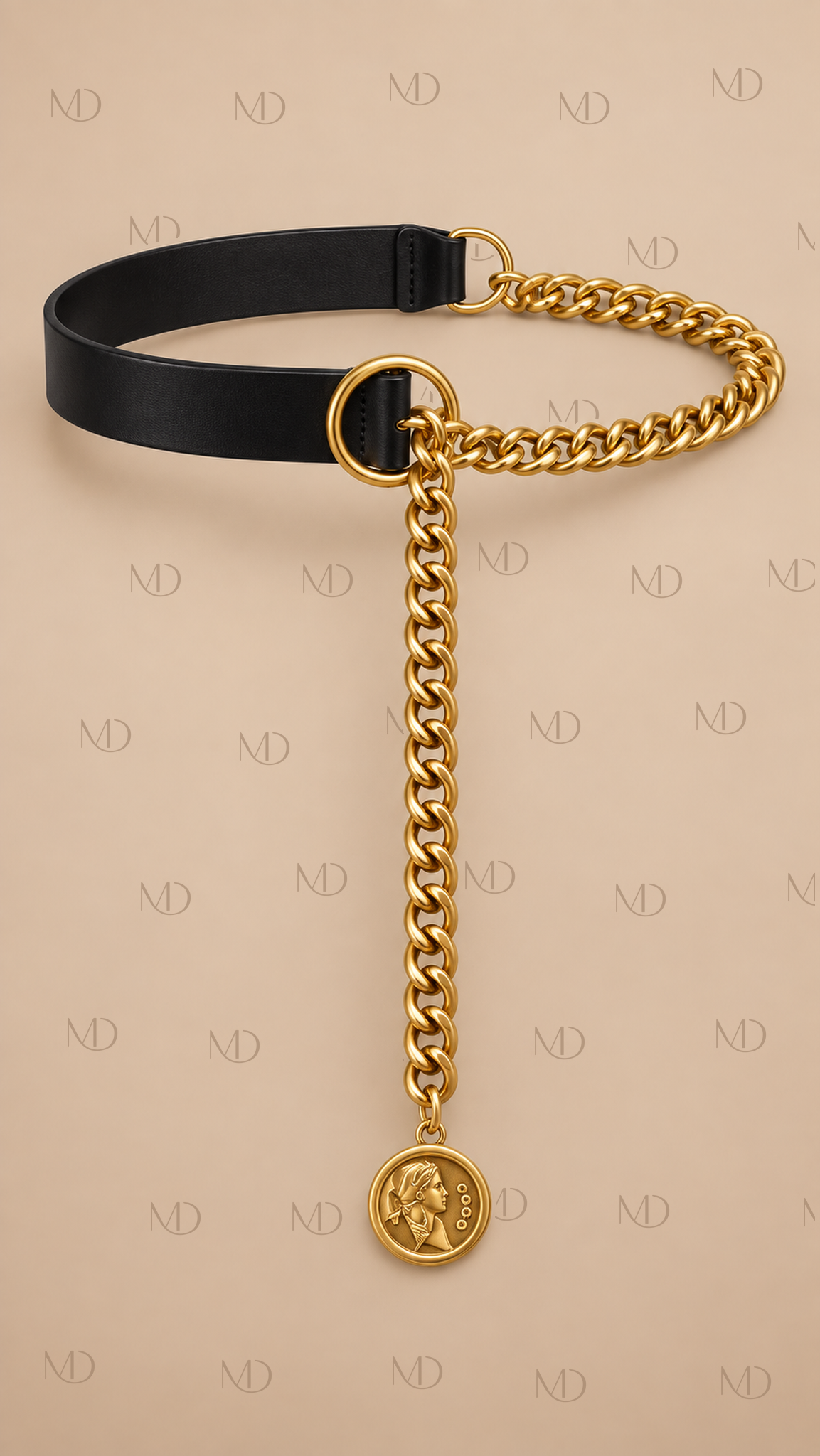 Odette Coin Chain Belt — Gold product only