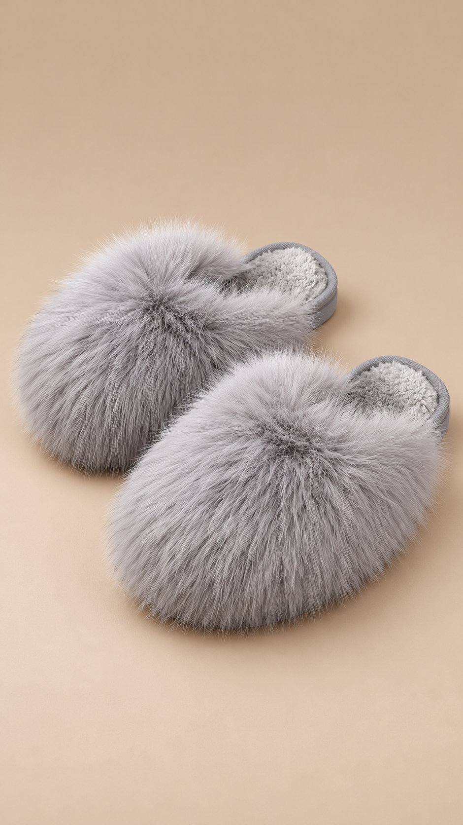 Ravelle Fluff Slipper — Gray product only