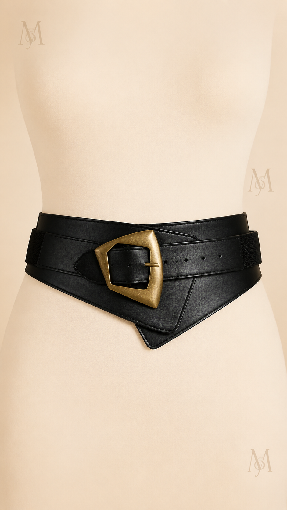 MD Fashionwear automated - Ines Wide Corset Belt - product front