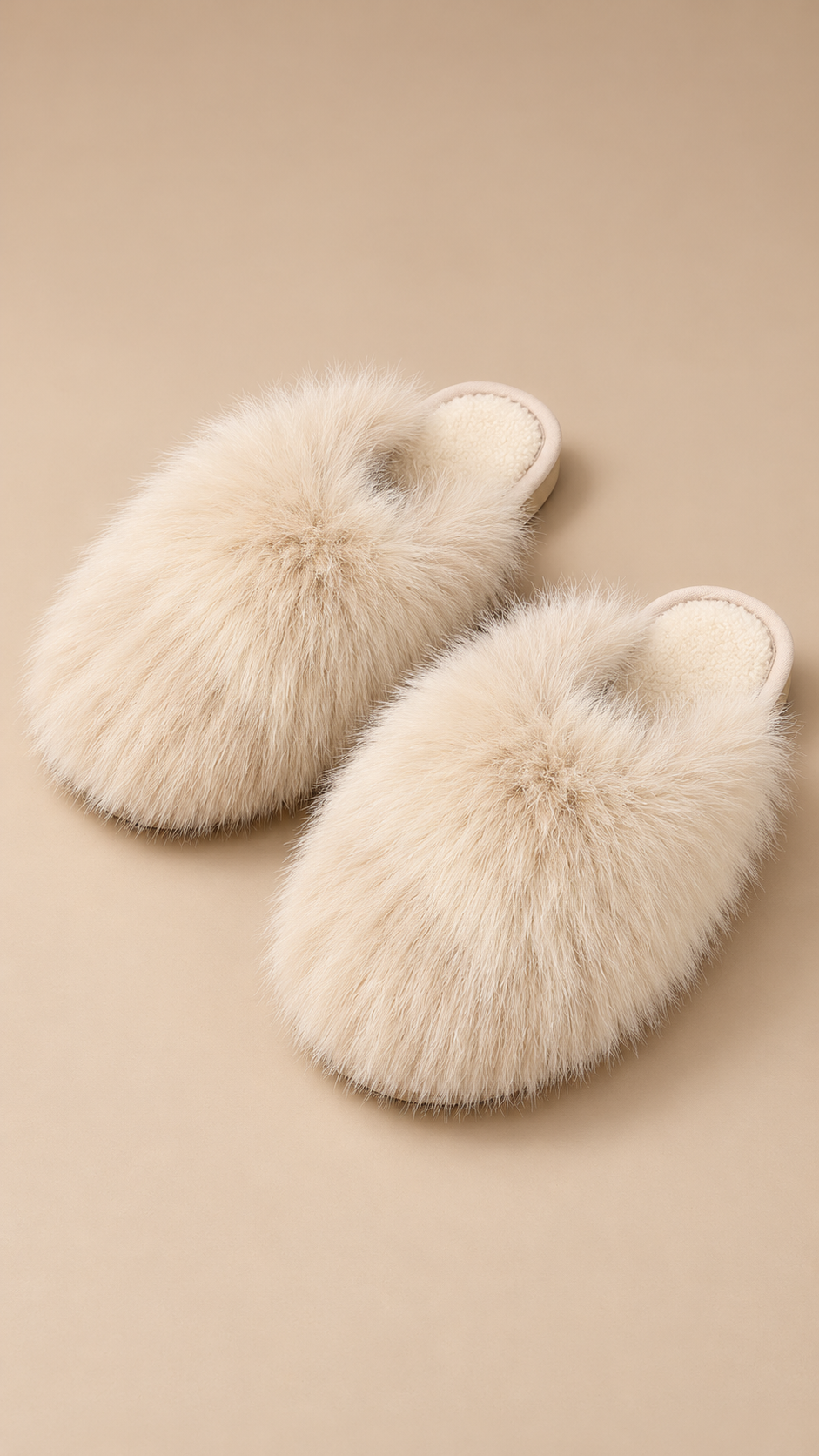 Ravelle Fluff Slipper — khaki product only