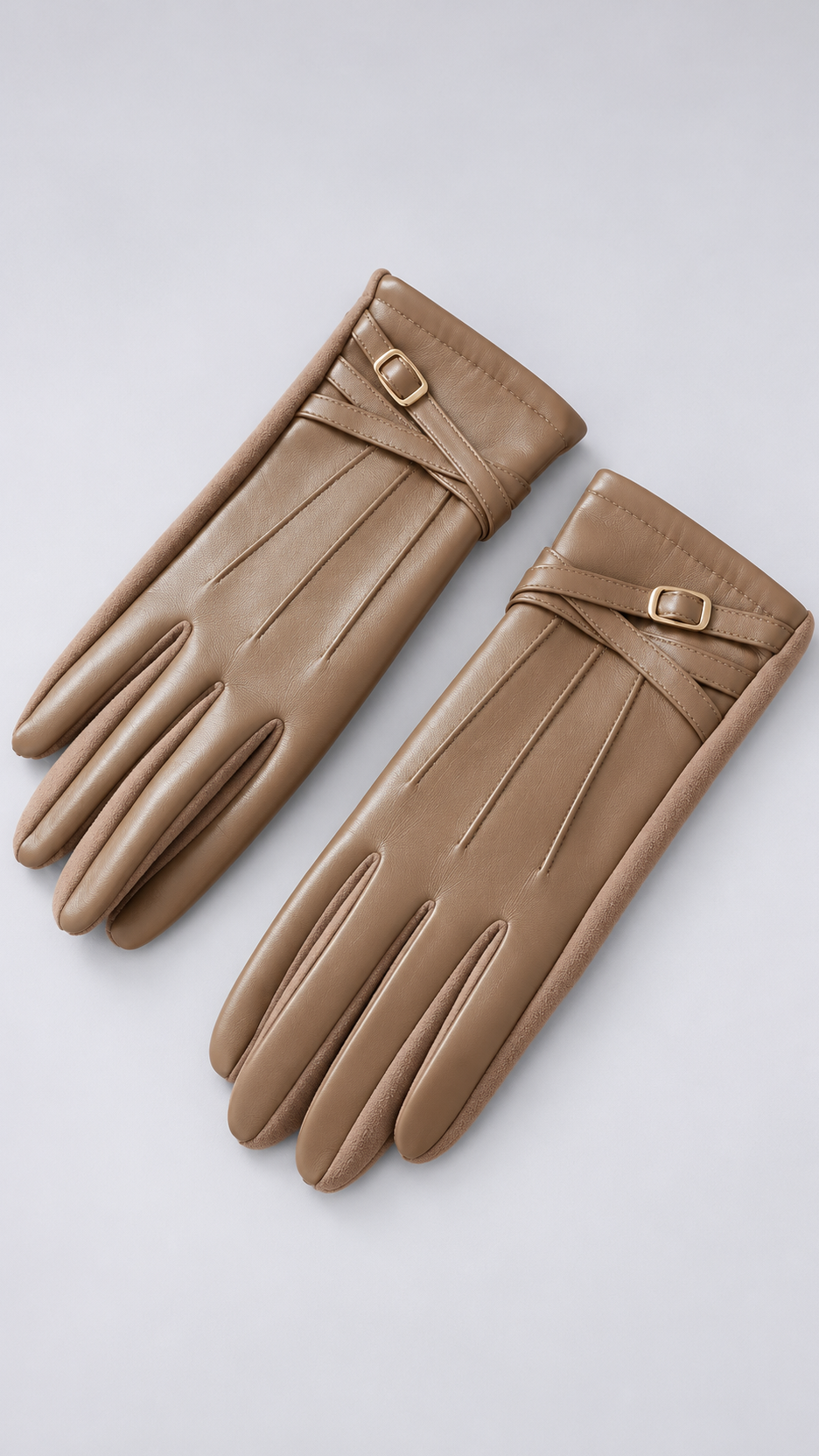 Seraphine Touch-Tip Gloves — khaki product only