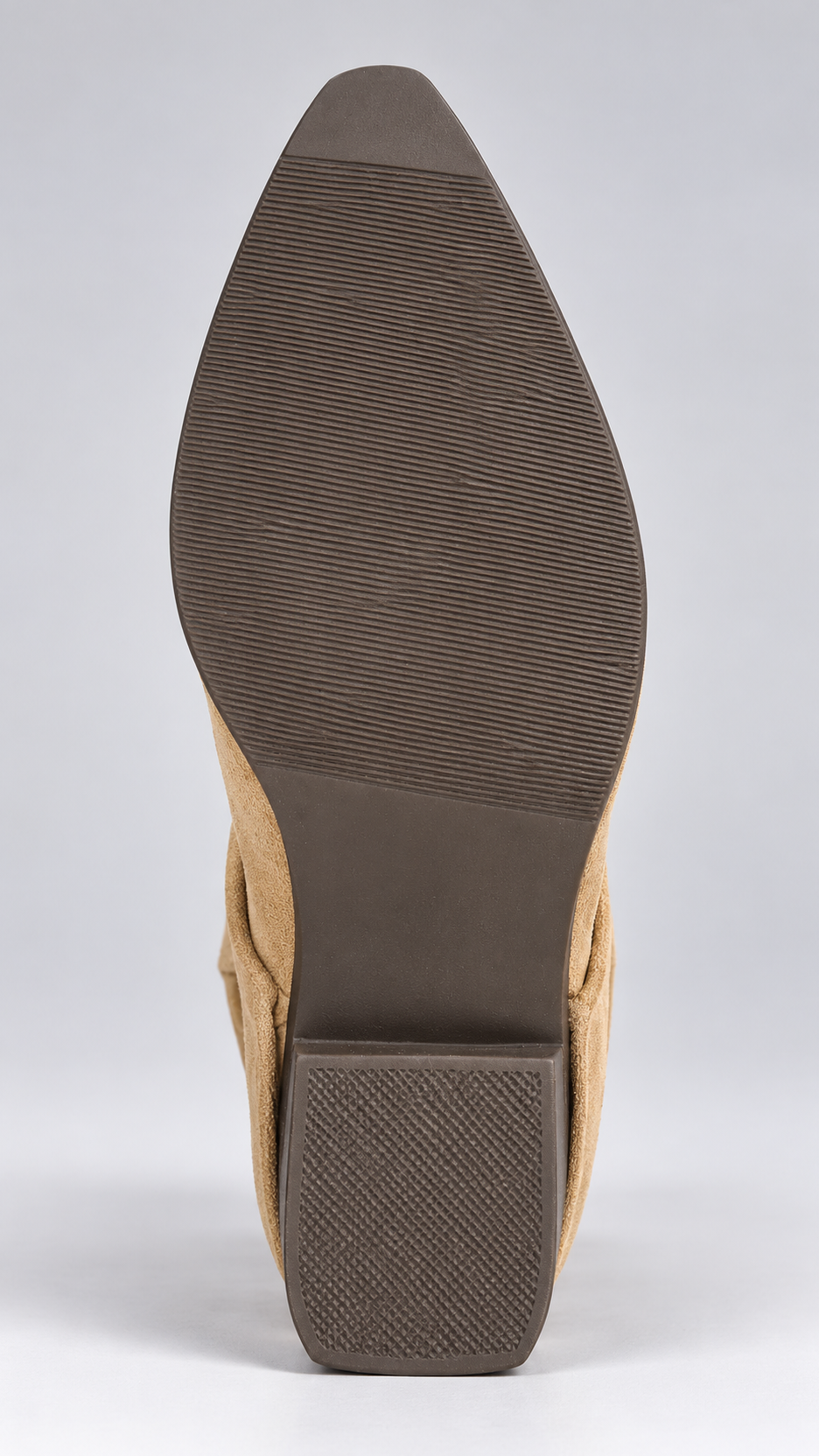 Annalena Grommet Slouch Boots — khaki shoe sole