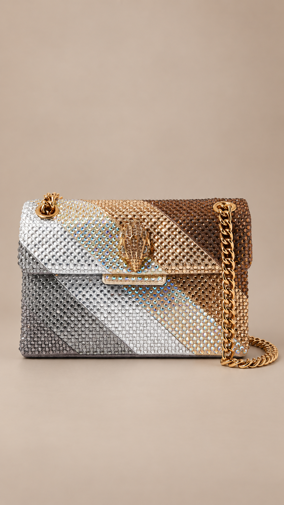 Valencia Prism Shoulder Bag — light brown product closed