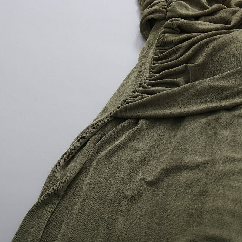 Lunavelle Halter Maxi Dress