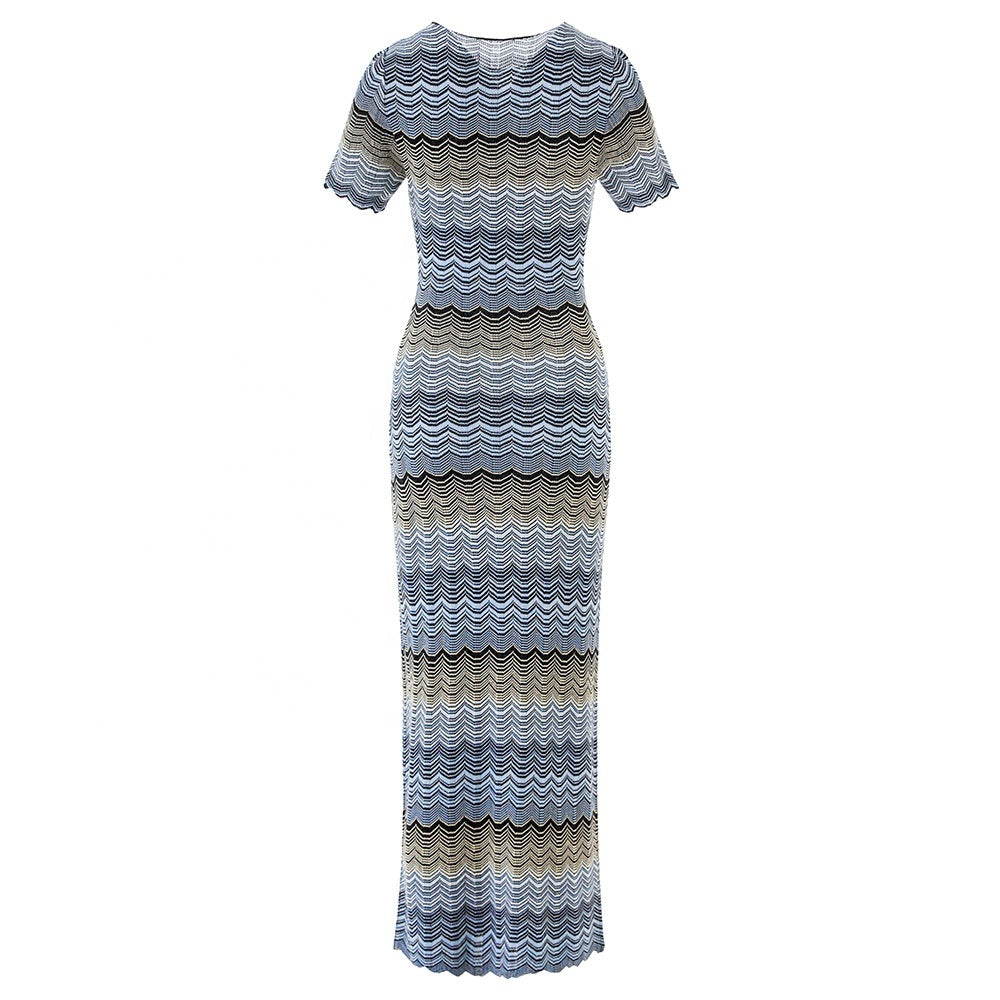Serina Stripe Maxi Dress