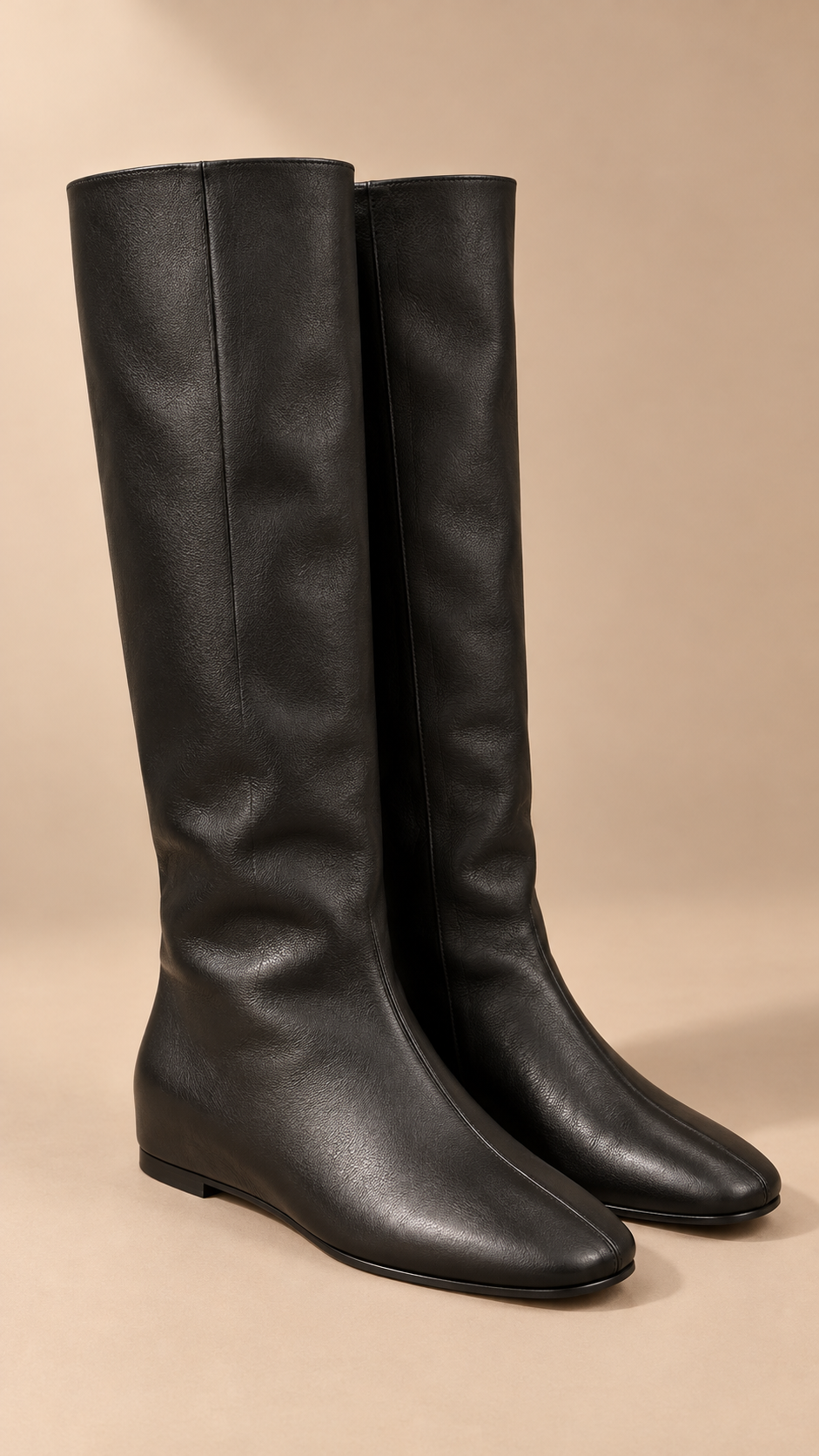 Margery Slouch Knee Boot — Matte Black product only