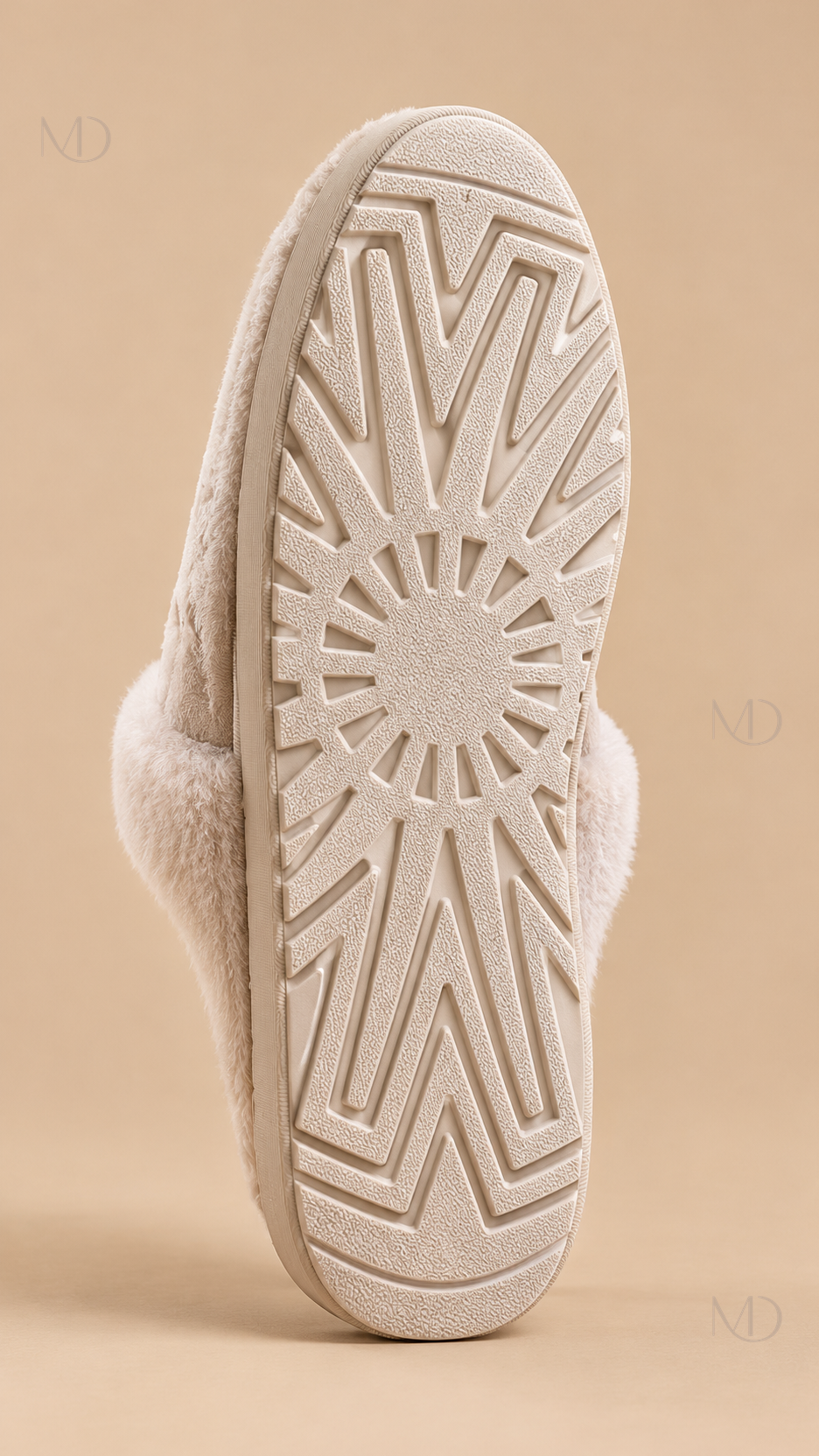 Ysaline Suede Slipper — Off-white shoe sole