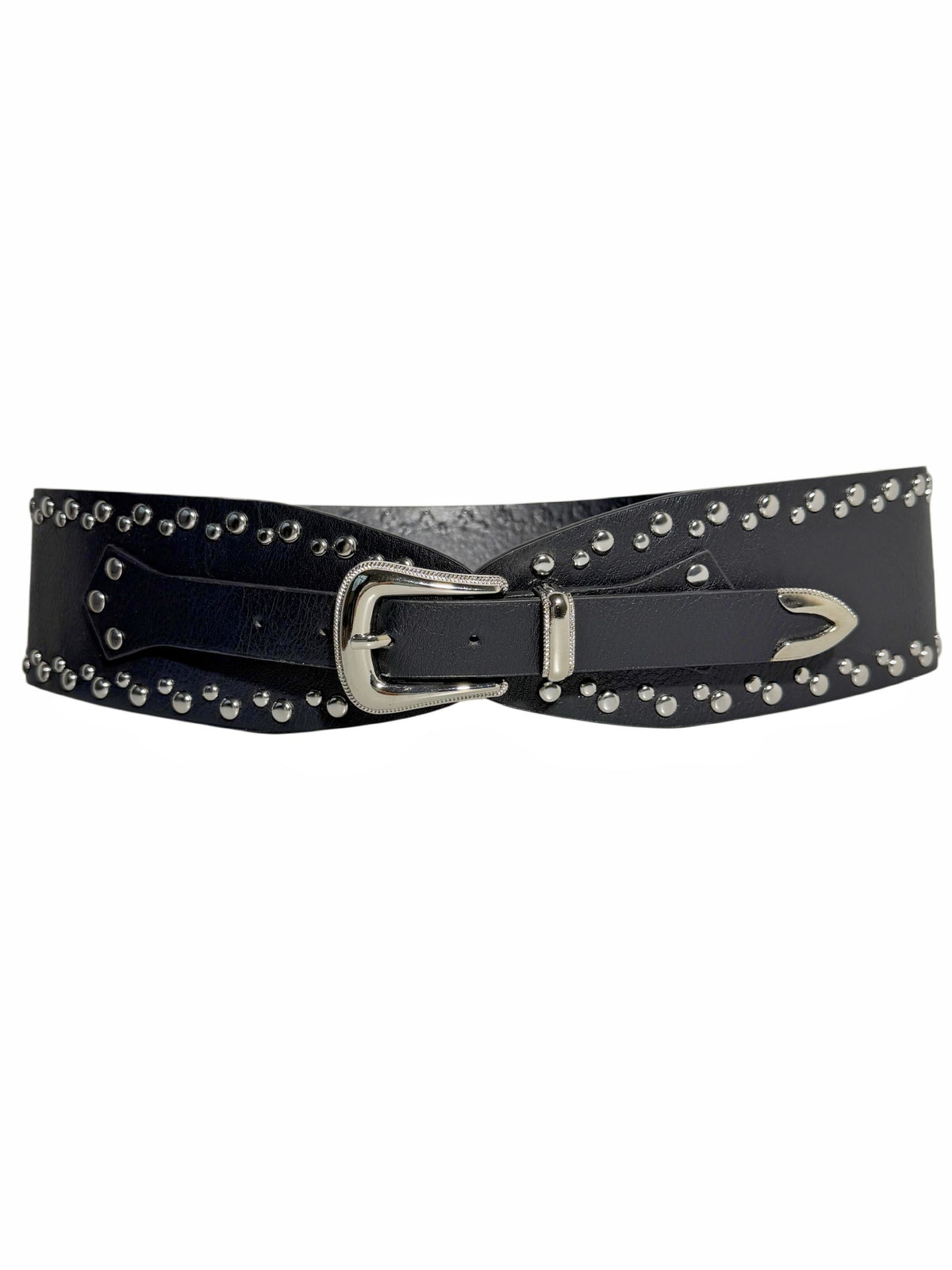 Rhea Studded Wide Belt
