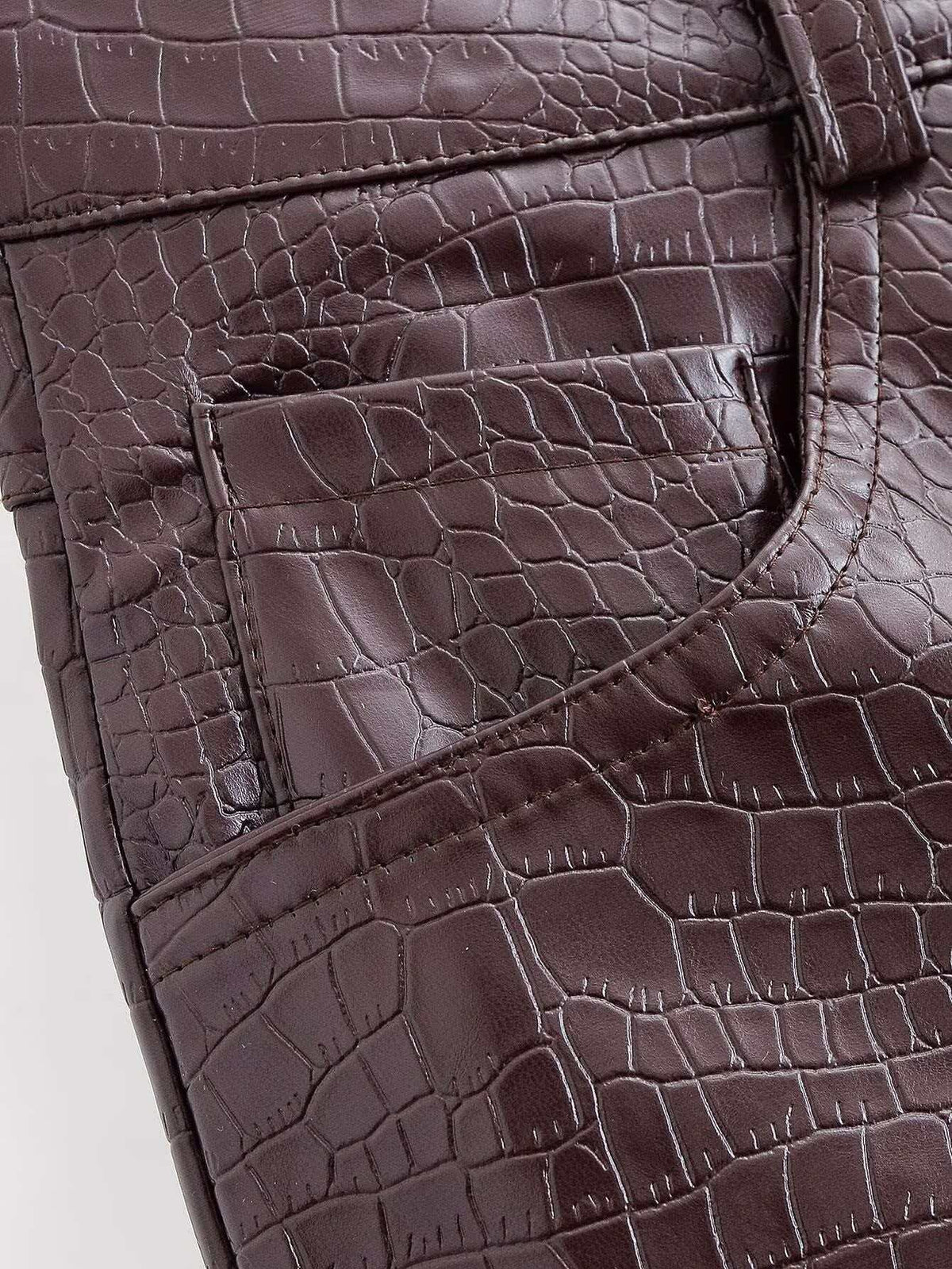 Rivera Croc Leather Set