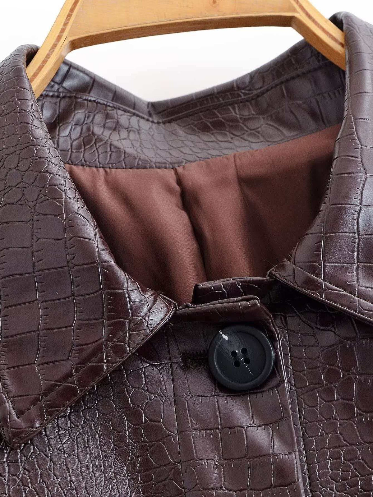 Rivera Croc Leather Set