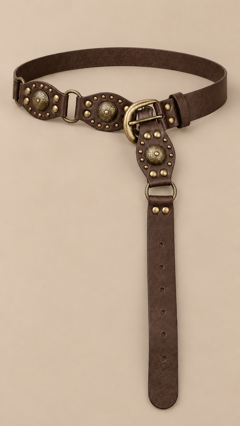 Sunniva Antique-Buckle Belt — Rivet Coffee product only