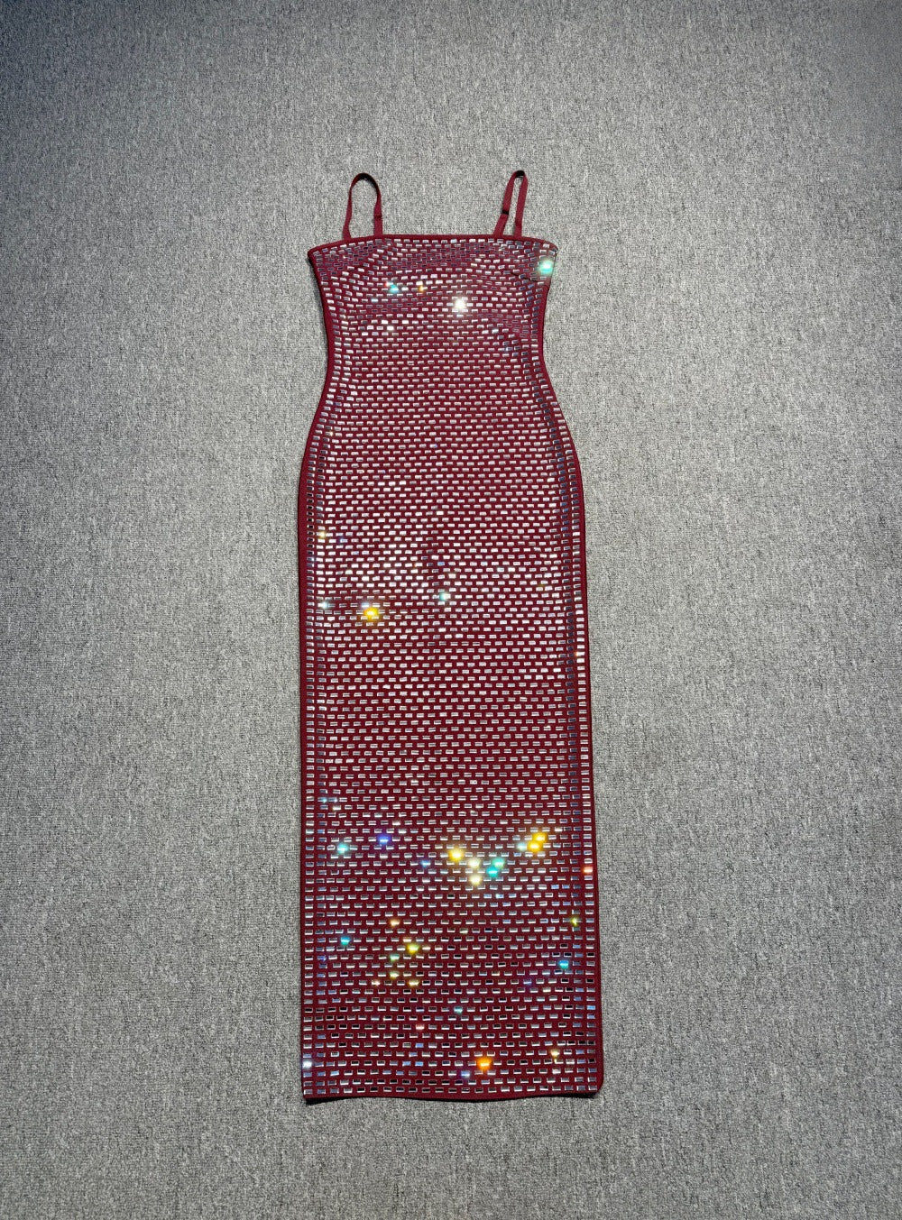 Rosalind Rhinestone Maxi Dress