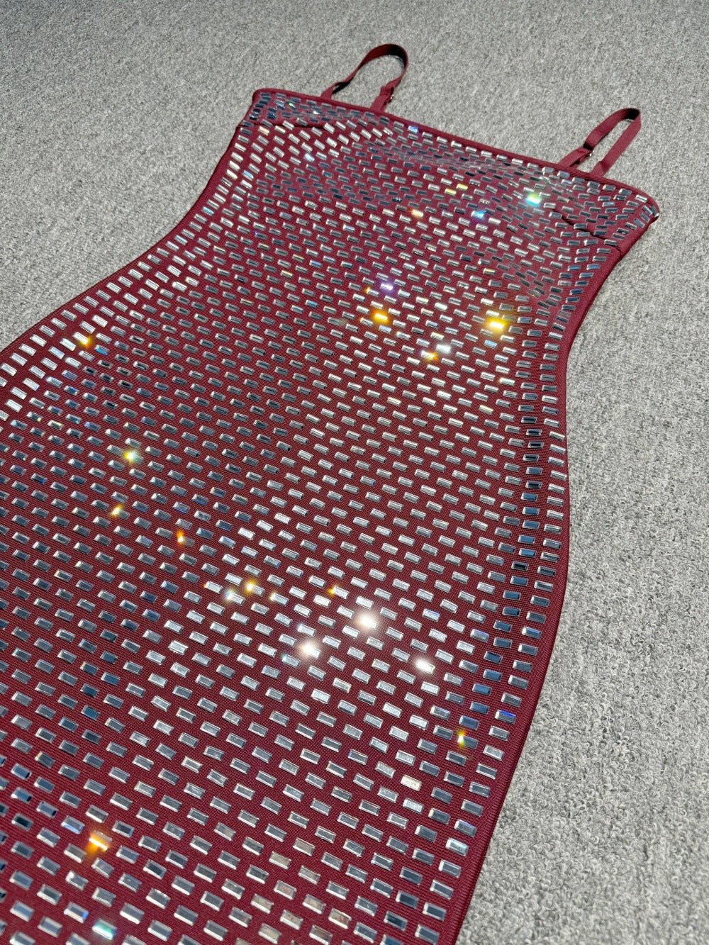 Rosalind Rhinestone Maxi Dress