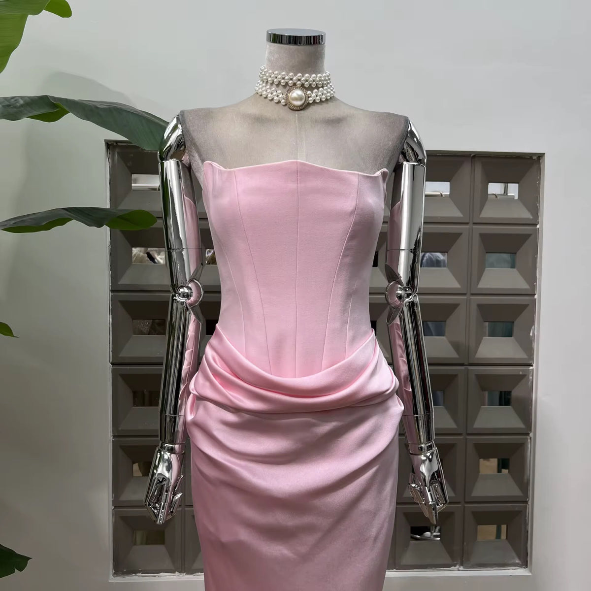 Satin Symphony dress