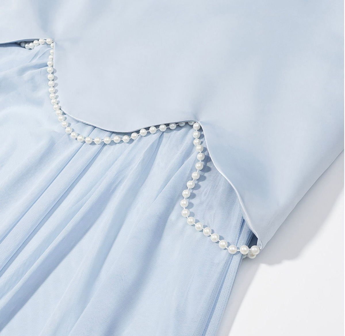 Strapless Pearl Dress