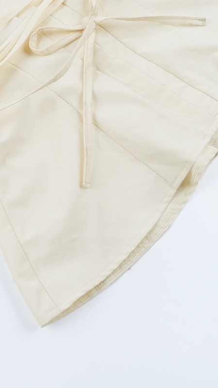 European and American sexy tie-up slim-fit long-sleeve shirt, 2025 autumn new solid color versatile slimming top WQ25305 — 14