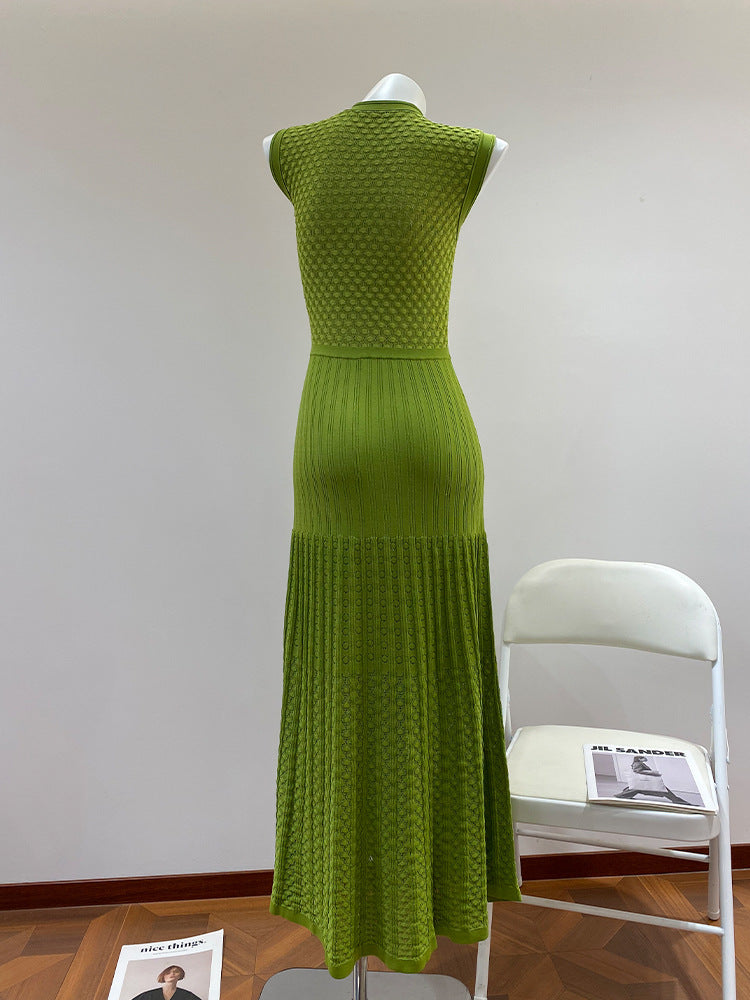 Verlina Hollow Knit Maxi Dress