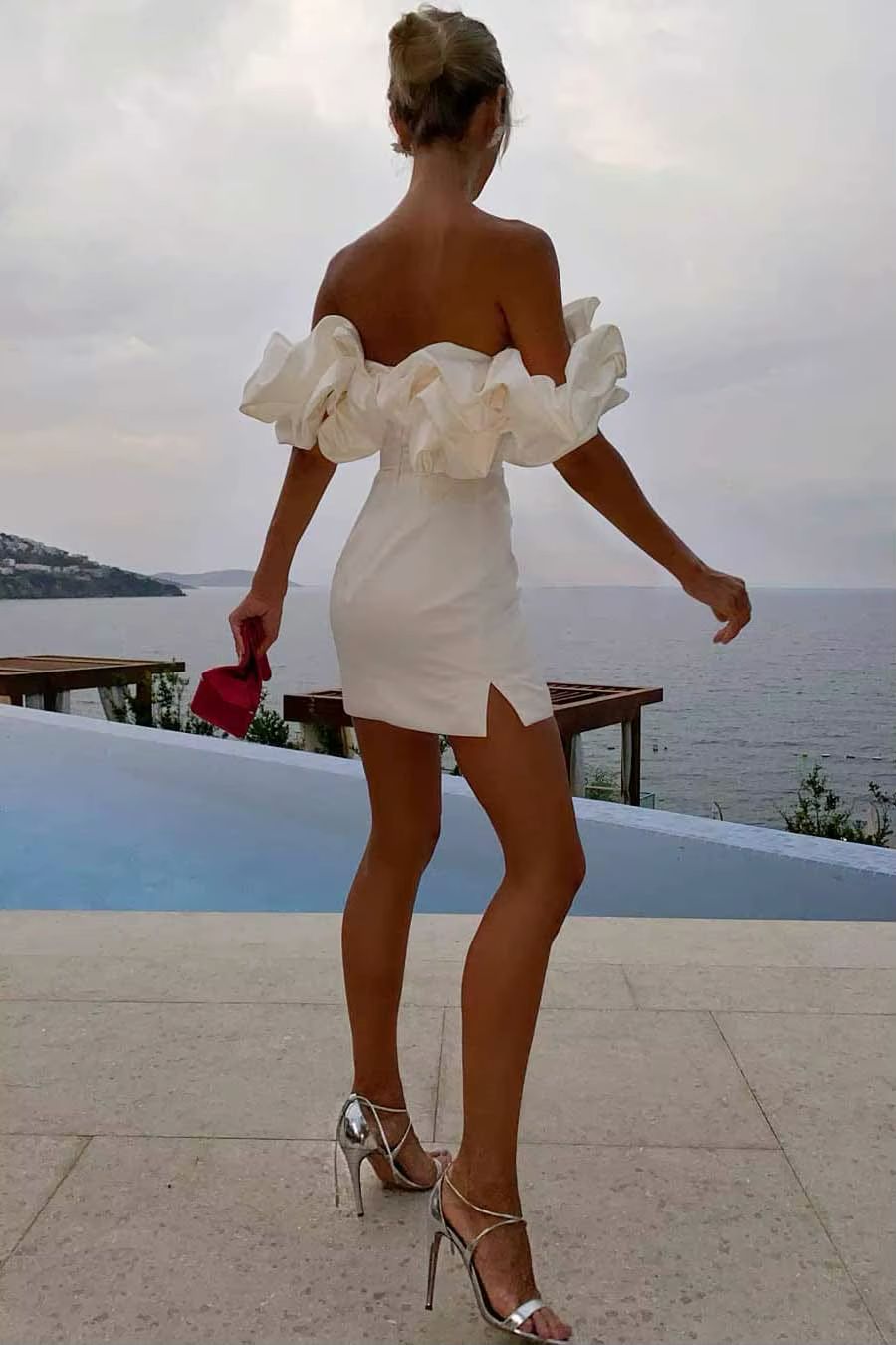 Ruffle Mini Dress - MD Fashionwear
