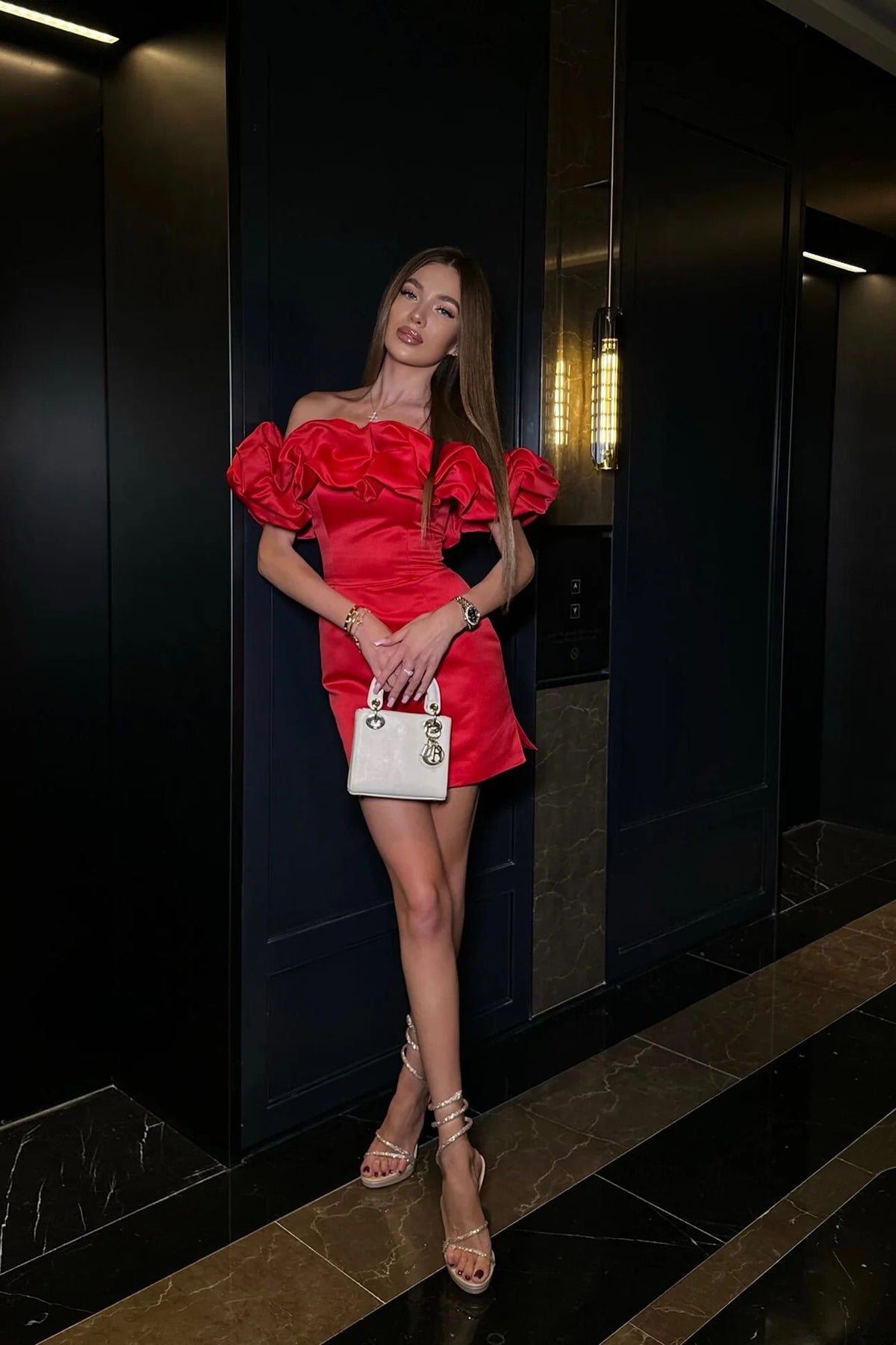 Ruffle Mini Dress - MD Fashionwear