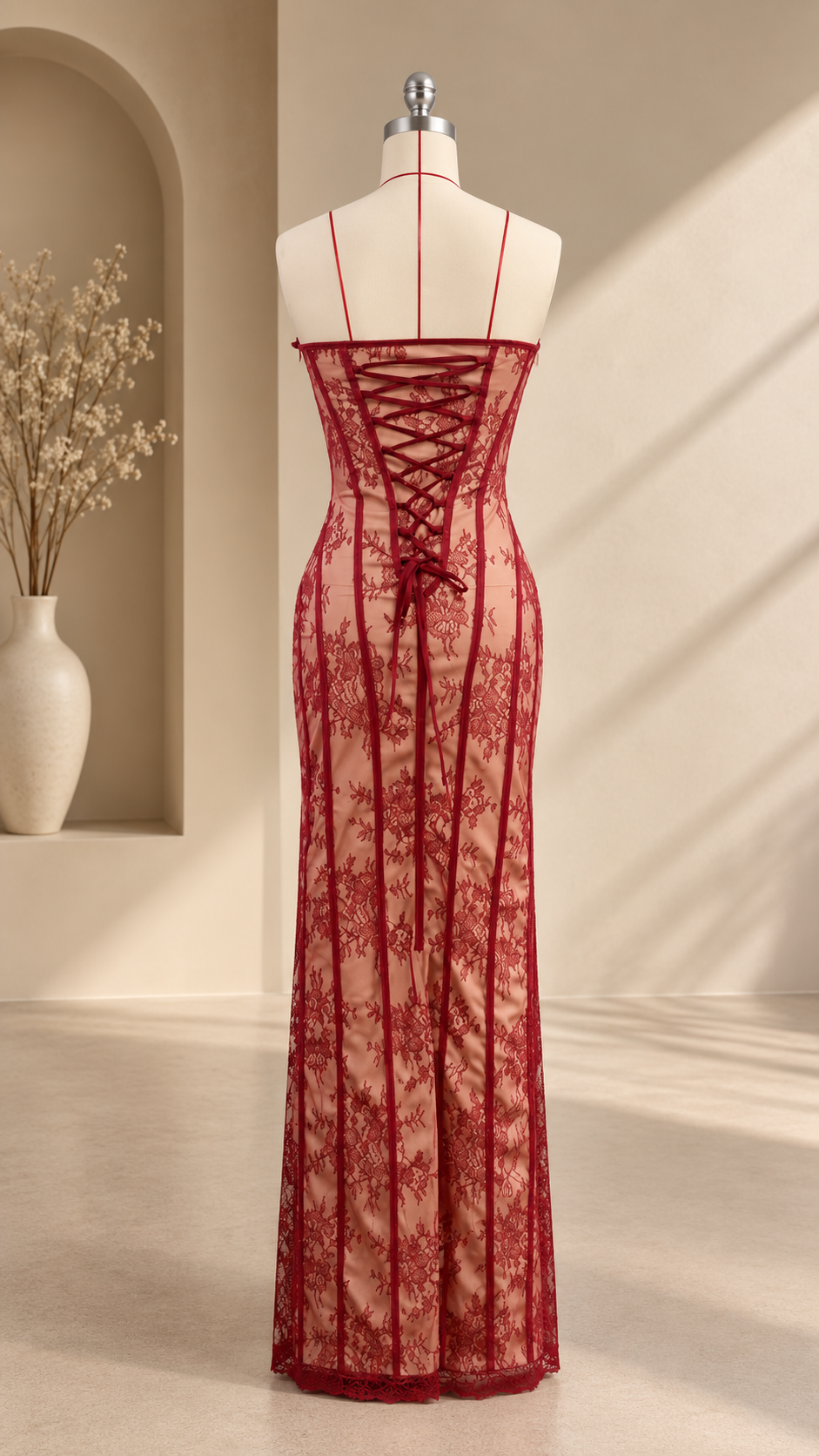 Vesper Lace Corset Gown