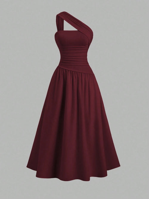 Luna Pleated Maxi Dress