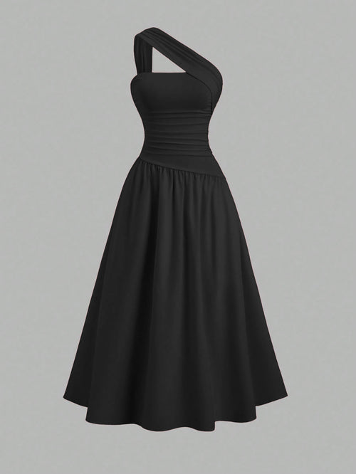 Luna Pleated Maxi Dress