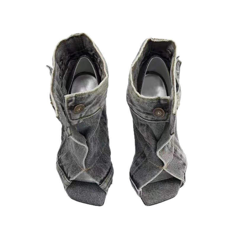 Denim Muse Heels