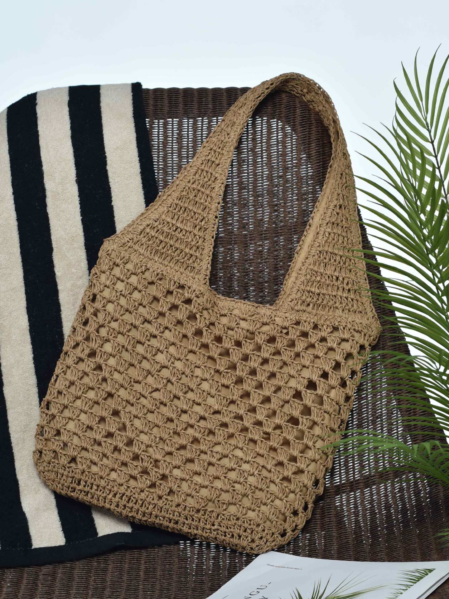 Island Breeze Woven Tote